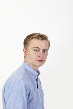 sevimli genç çocuk 