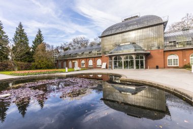 Frankfurt, Almanya palmengarten binanın giriş
