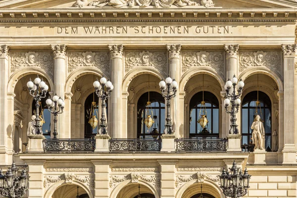 Fachada de frankfurts alte oper — Fotografia de Stock