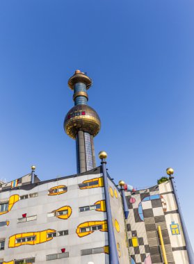 Viyana'da çöp kule-işleme tesisi