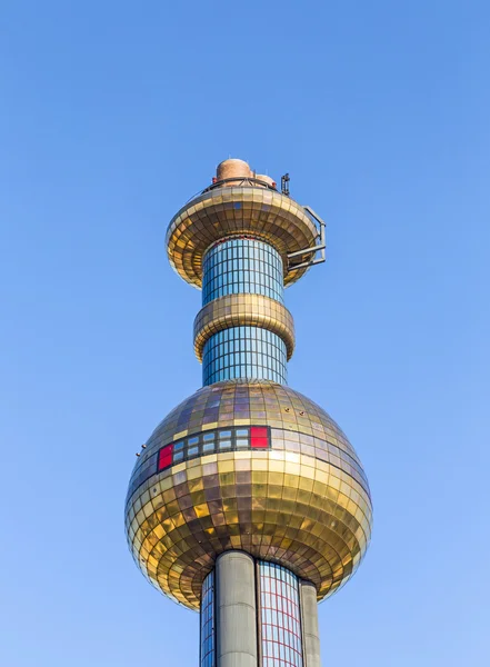 Szemét torony-feldolgozó üzem Bécsben — Stock Fotó