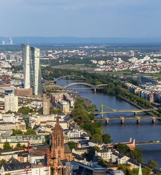 The new seat of the European Central Bank in Frankfurt — Stock Photo, Image