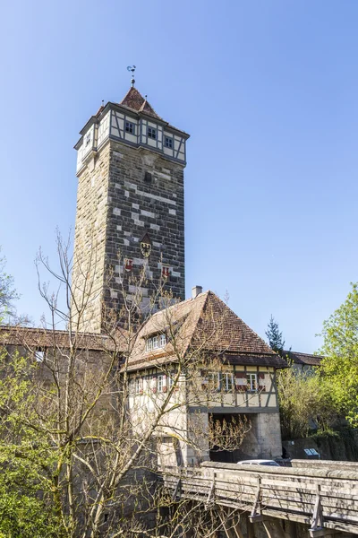 Rothenburg ob der Tauber, Baviera, Alemania — Foto de Stock