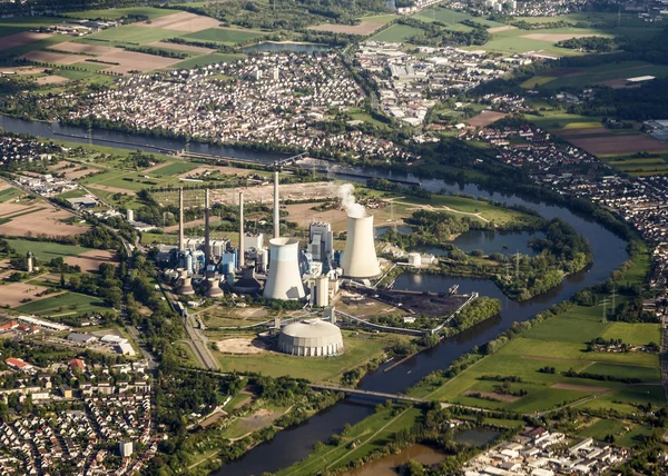 Central eléctrica en la central hidroeléctrica — Foto de Stock