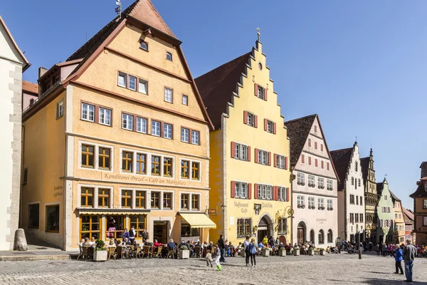 Rothenburg ob der Tauber, Baviera, Germania — Foto Stock