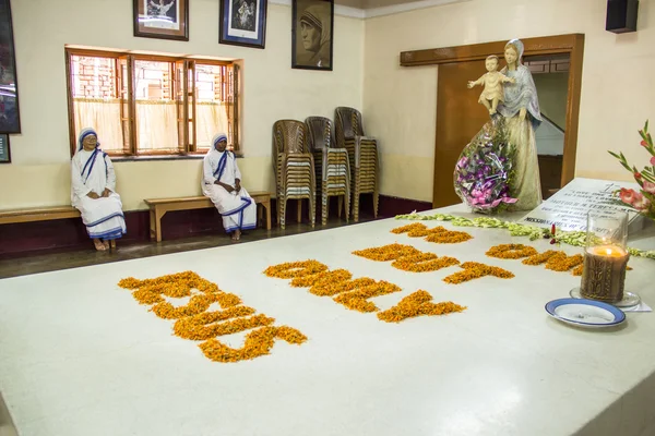 Tumba de la Madre Teresa en Calcuta — Foto de Stock