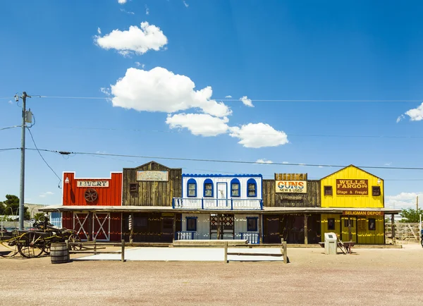 The Historic Seligman depot on Route 66 Stock Image