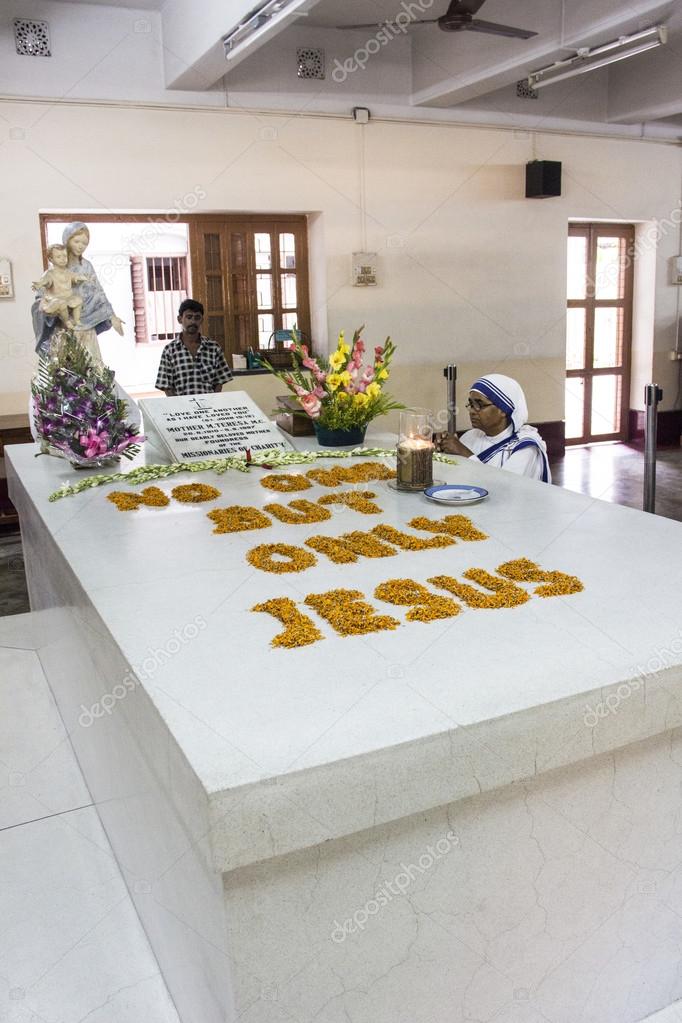 Grave Of Mother Teresa In Kolkata Stock Editorial Photo