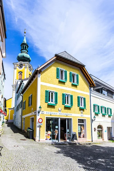 Rinnholz plein in Gmunden, Oostenrijk — Stockfoto