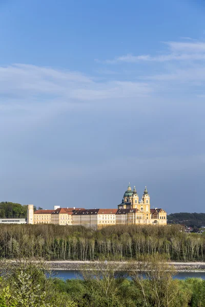 在较低的奥地利多瑙河修道院梅尔克 — 图库照片
