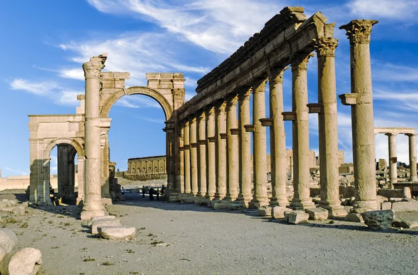 Cidade antiga de palmyra — Fotografia de Stock