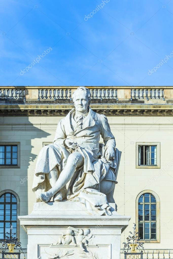 Statue of Wilhelm von Humboldt in Berlin