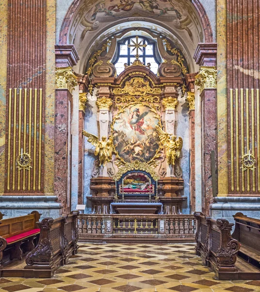 Igreja de São Pedro e Paulo na Abadia de Melk — Fotografia de Stock