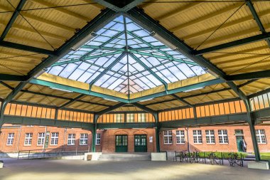 Bir Seebad Heringsdorf içinde ünlü eski tren istasyonu