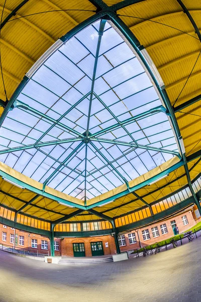 Famous old train station in Seebad Heringsdorf — Stock Photo, Image