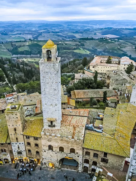 San Gimignano Toscana Italia — Foto de Stock