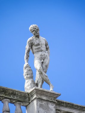 heykeller Doges Sarayı (Palazzo ducale), önünde St Mark's