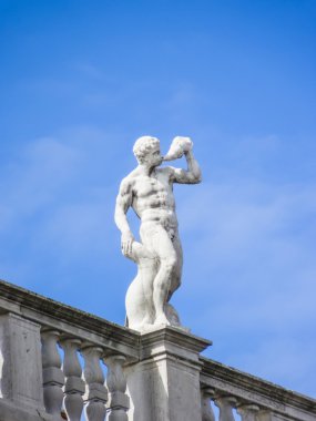 heykeller Doges Sarayı (Palazzo ducale), önünde St Mark's