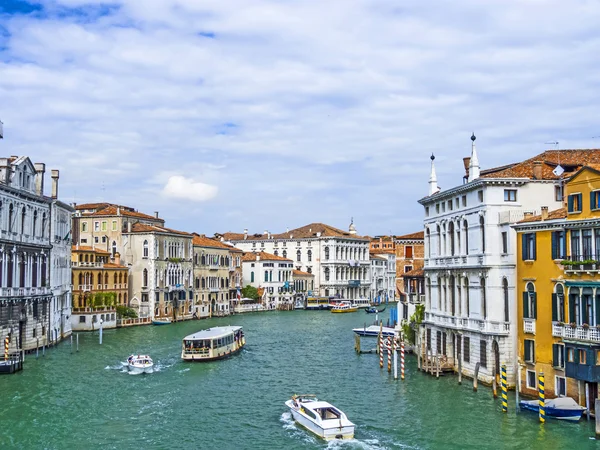 Grand Canal Velencében Olaszország — Stock Fotó