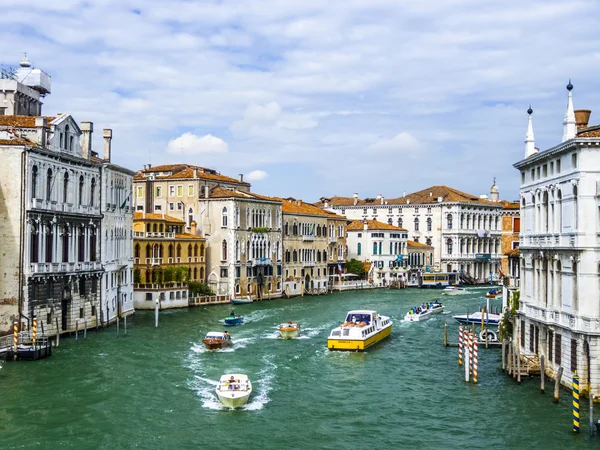 Canal Grande w Wenecji Włochy — Zdjęcie stockowe