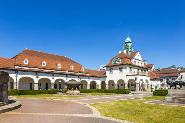 Sprudelhof w Bad Nauheim latem — Zdjęcie stockowe