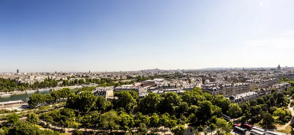 Skyline of Paris from la tour Eiffel — Stock Photo, Image