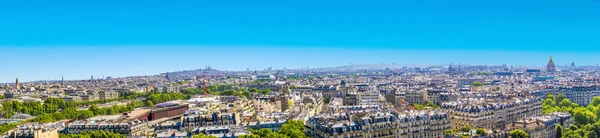 Skyline of Paris from la tour Eiffel — Stock Photo, Image