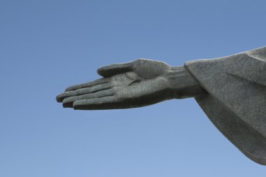 İsa'nın kurtarıcı heykel ayrıntılı