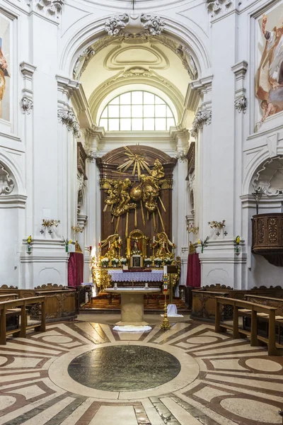 Dentro de la Trinidad-Iglesia en Salzburgo — Foto de Stock