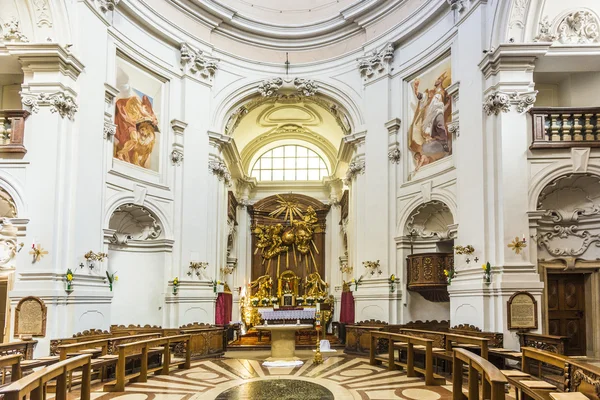 Inside the Trinity-Church in Salzburg — Stock Photo, Image