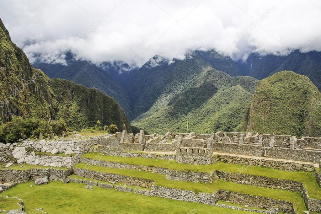 beautiful hidden city Machu Picchu in Peru