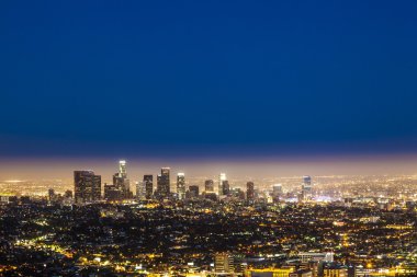 gece Los Angeles manzarası
