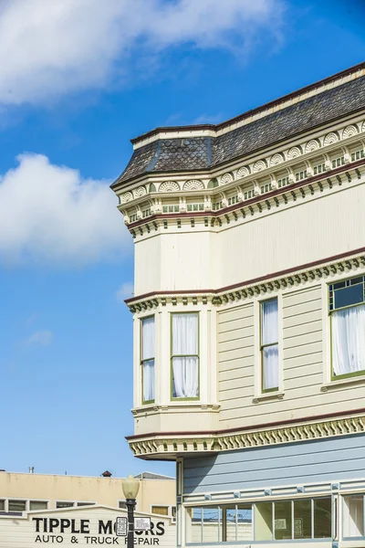 Viktorianische Schaufenster in Ferndale, USA — Stockfoto