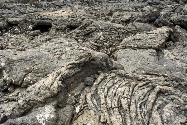 Vieille pierre volcanique dans le parc national de Timanfaya en détail — Photo