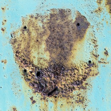 eski sanayi çürük paslı kapalı demir duvar