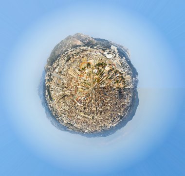 Marsilya Notre-Dame de la Garde dan görünüm 