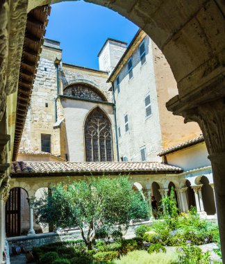 En-Provence'da katedral Cloister 