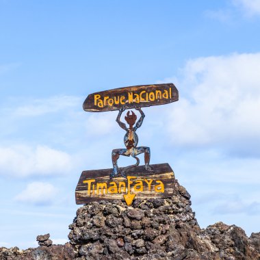 Timanfaya Milli Parkı lanzarote, Kanarya Adaları, İspanya 