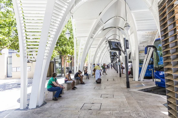 Modern Bus station Gare Routiere in Aix en Provence — Stock Photo, Image