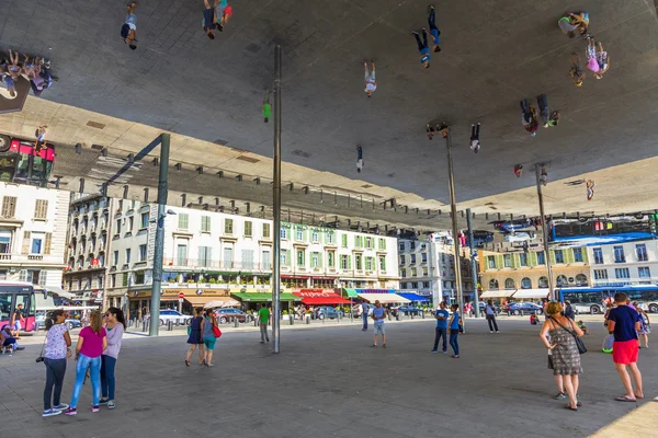 Norman Foster pavilon v Marseille — Stock fotografie