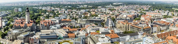 Vista panorâmica de leipzig — Fotografia de Stock