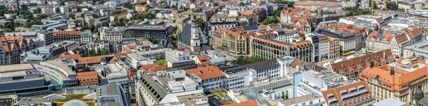 Vista panorâmica de leipzig — Fotografia de Stock