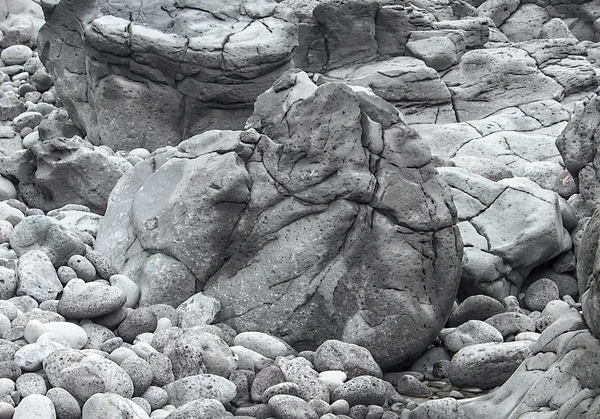 Stones at the coast in Lanzarote — Stock Photo, Image