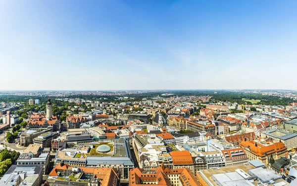 Panoramisch uitzicht van Leipzig — Stockfoto