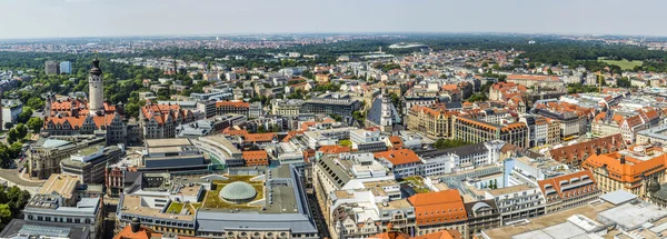 Panoramisch uitzicht van Leipzig — Stockfoto