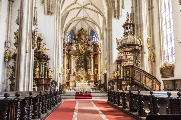 Wnętrze kościoła pijarów w Krems — Zdjęcie stockowe