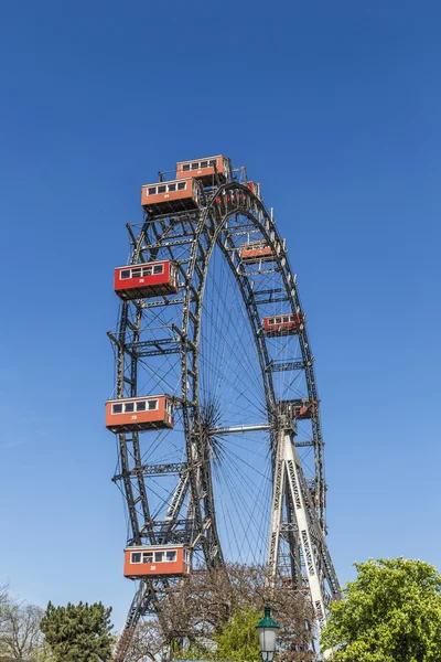 A view of the Wiener Riesenrad in Prater — Stock Photo, Image