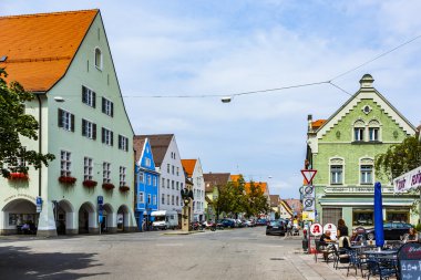 Eski ortaçağ kasabası Schongau