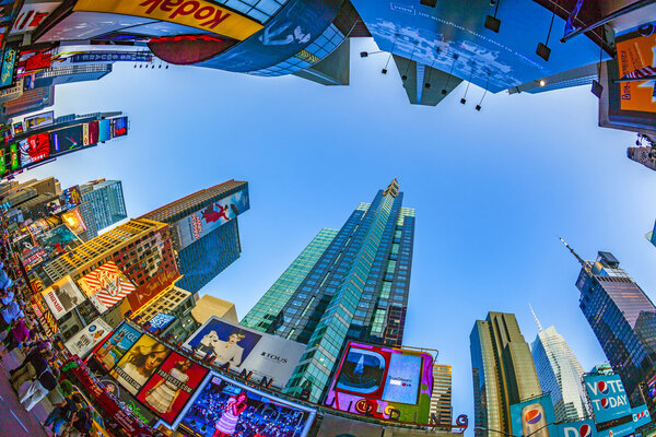 Таймс-сквер - символ Нью-Йорка
 