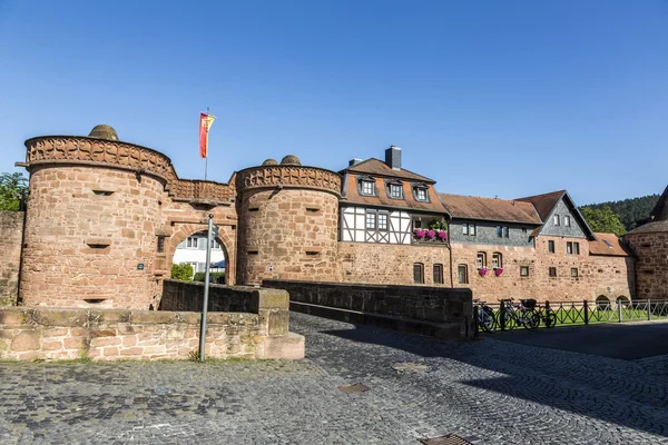 Alte Stadtmauer in Büdingen — Stockfoto